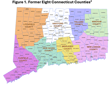 Former 8 Connecticut Counties